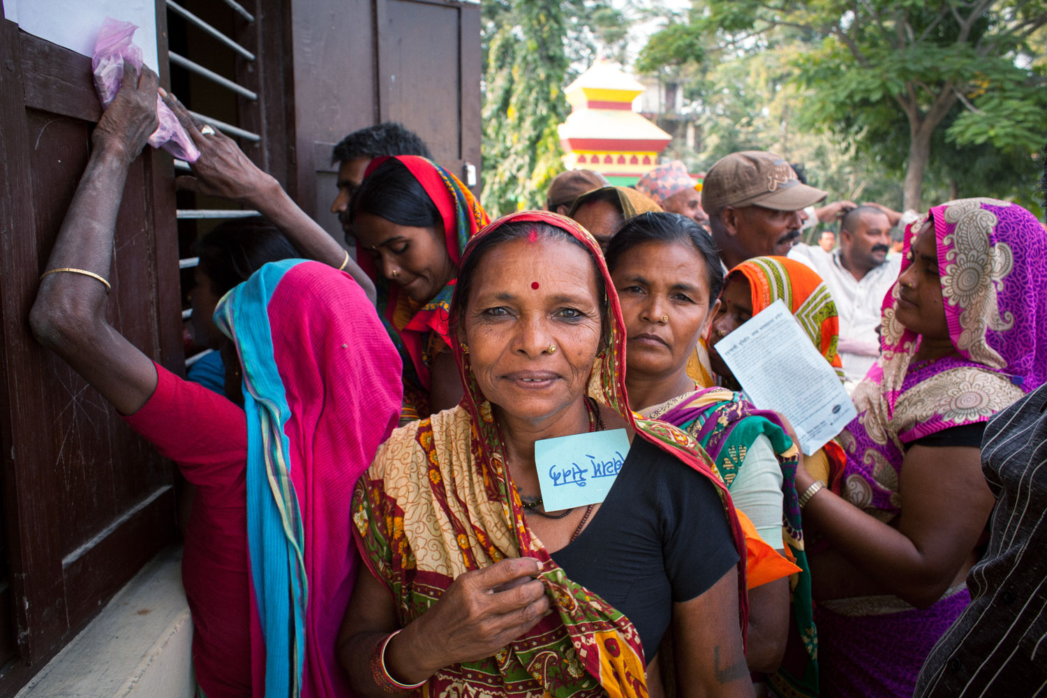 Landless registration in E.Terai, an area where Nepal Dalit Jagaran Kendra (NDJK) work. NDJK work in three Village Development Committee areas of Siraha district aiming to liberate bonded labourers and empower them to reduce their vulnerability. Geneva Global/Jenna Mulhall-Brereton